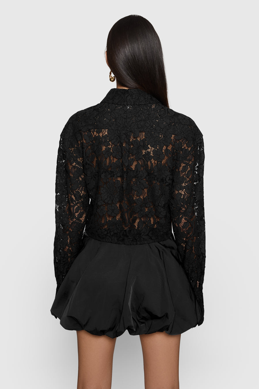 Elizabeth Crop Lace Top