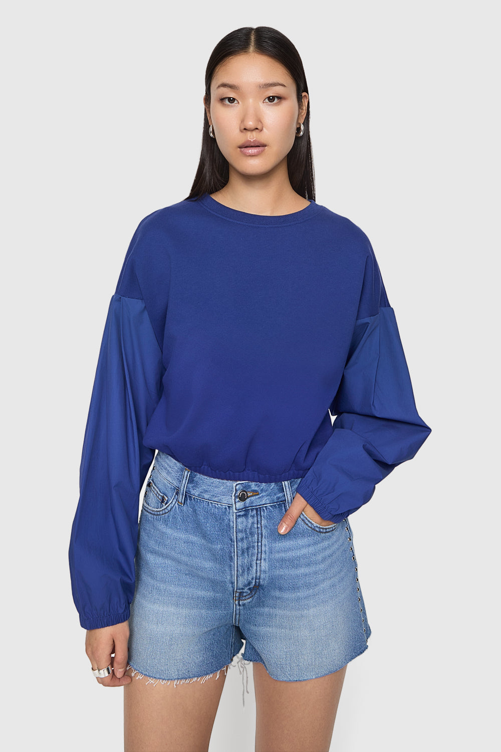 Julia Combo Long Sleeve Top