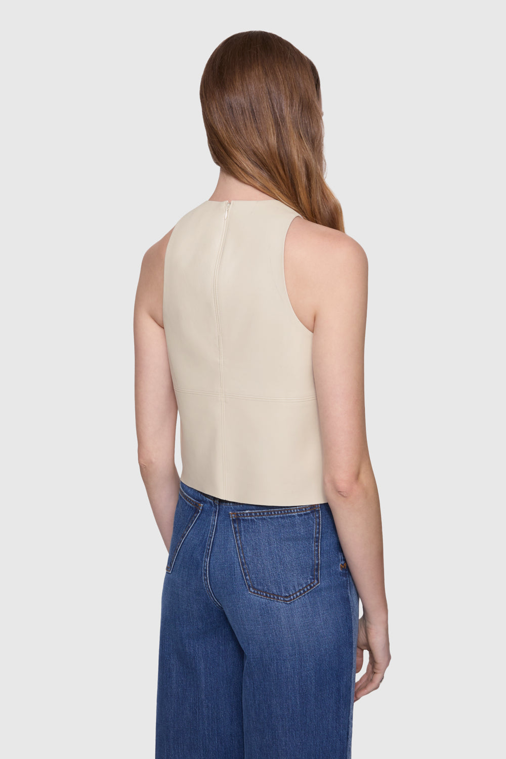 Nora Faux Leather Halter