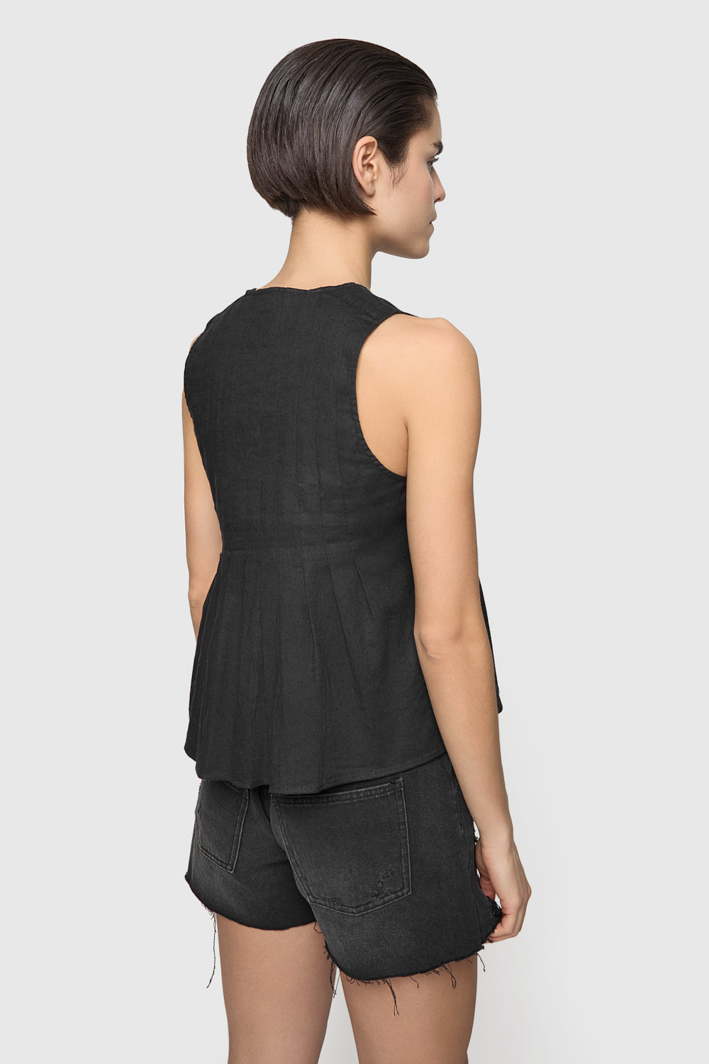 Becca Pleated Top