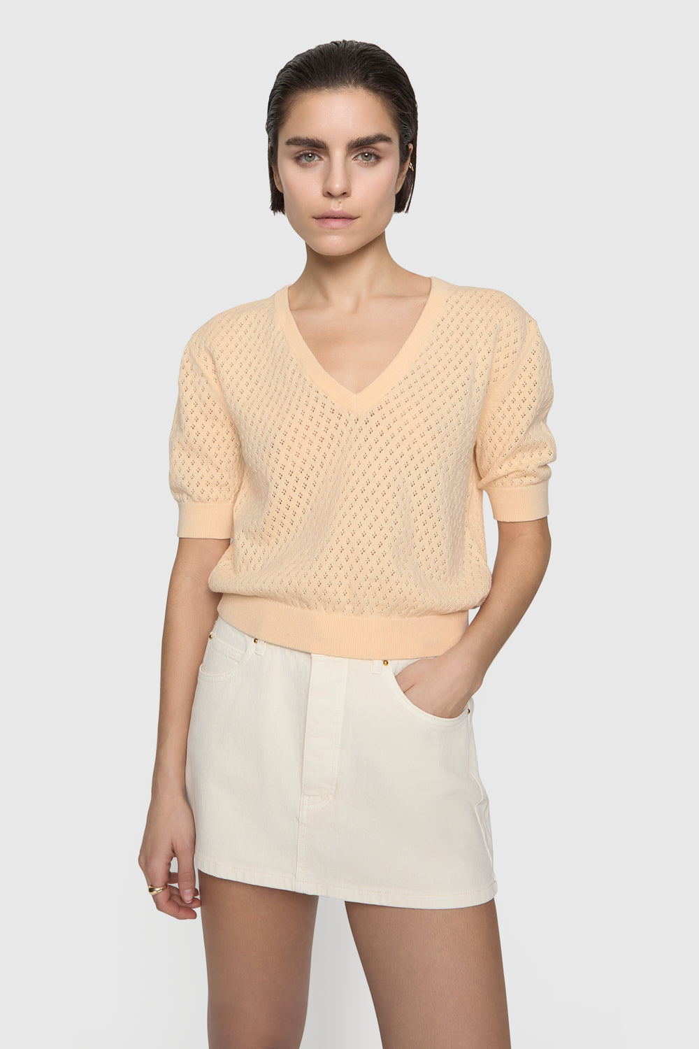 Nova Pointelle Sweater