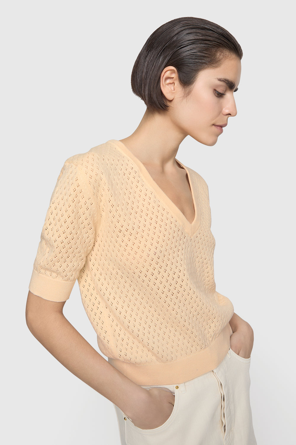 Nova Pointelle Sweater