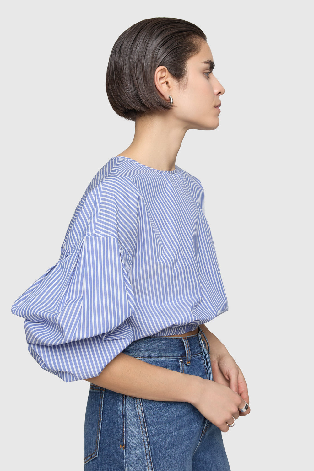 Julia Stripe Long Sleeve Top