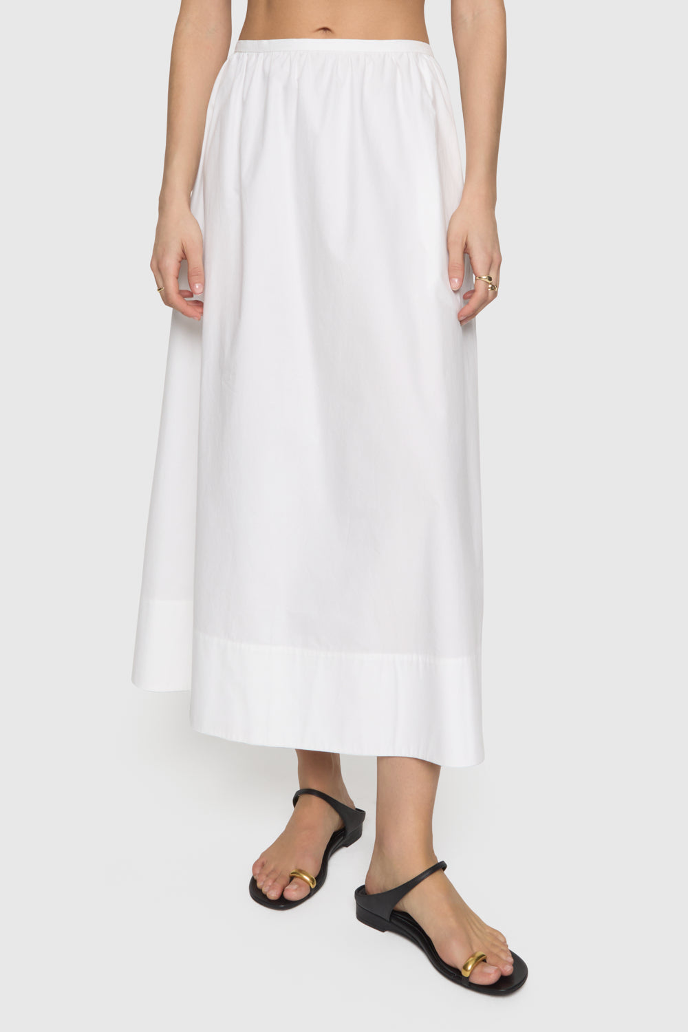 Meg Gathered Midi Skirt