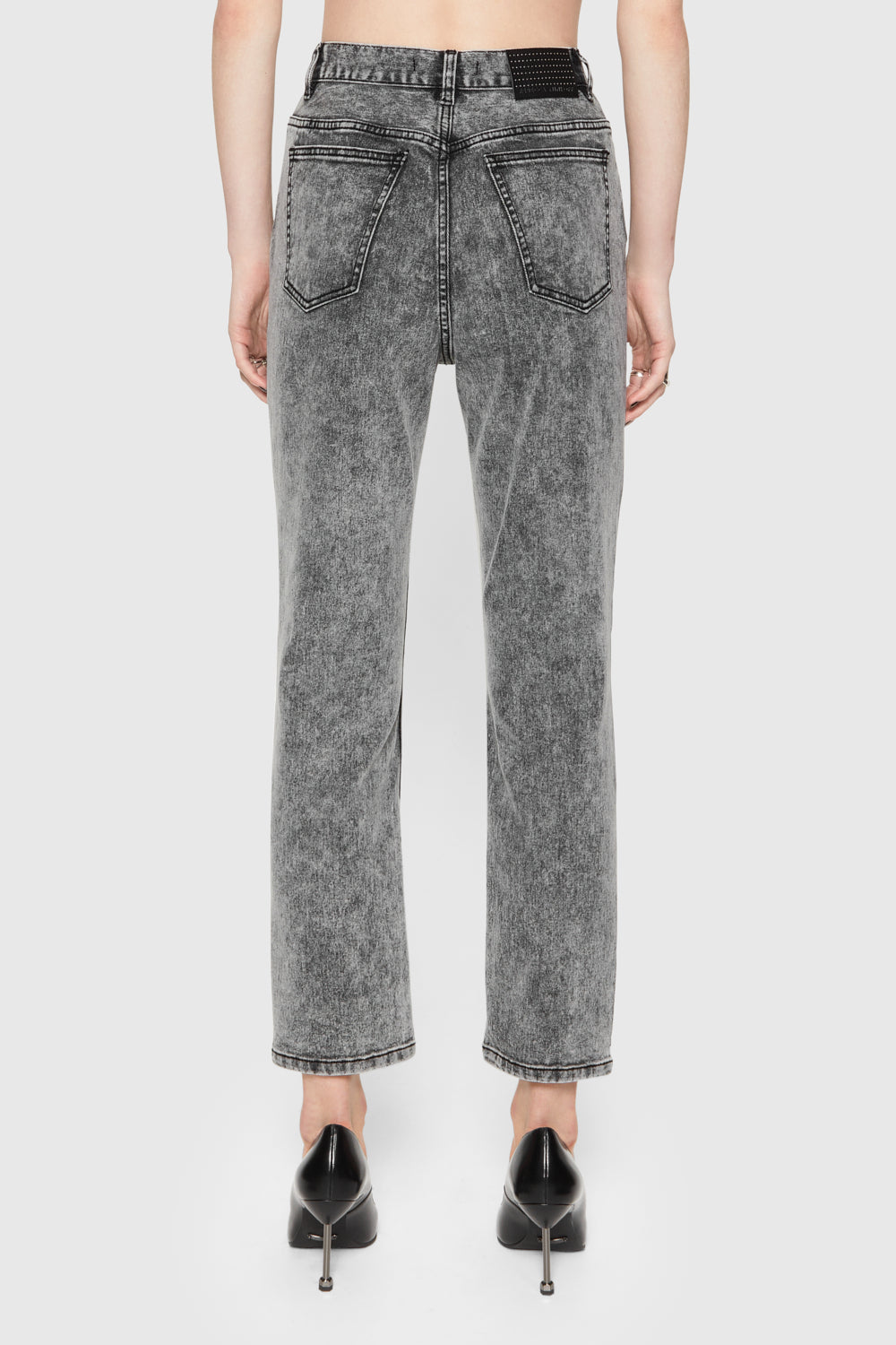 Lucy Acid-Wash Straight Leg