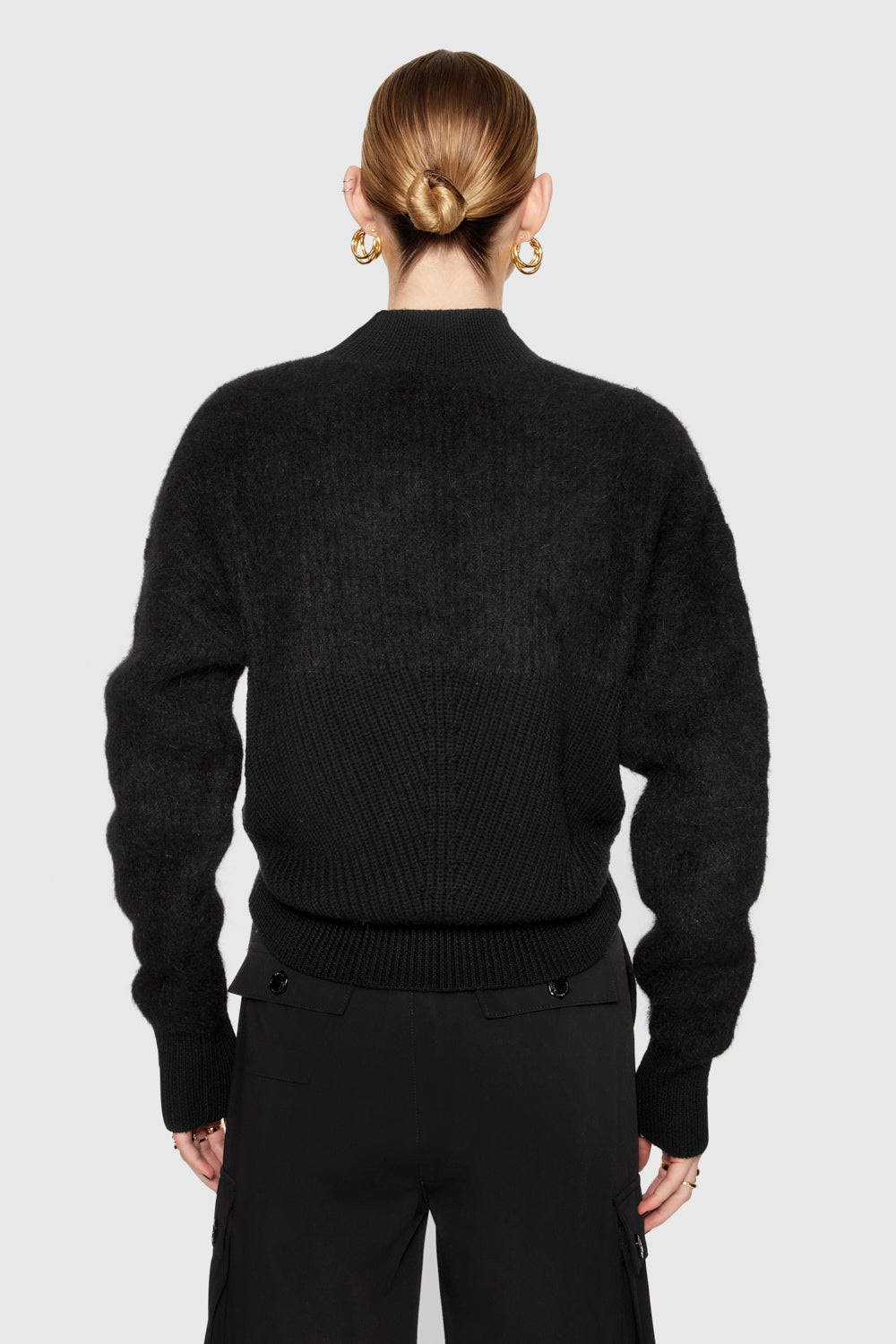 Priscilla Two-Texture Sweater