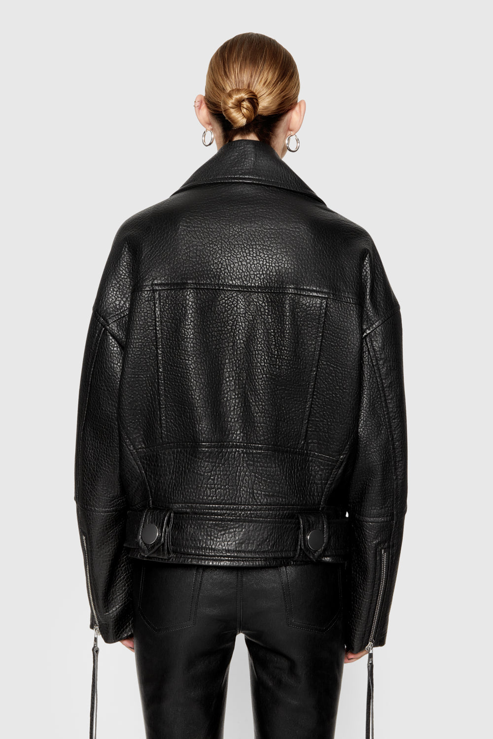 Stevie Oversized Leather Moto Jacket – Rebecca Minkoff