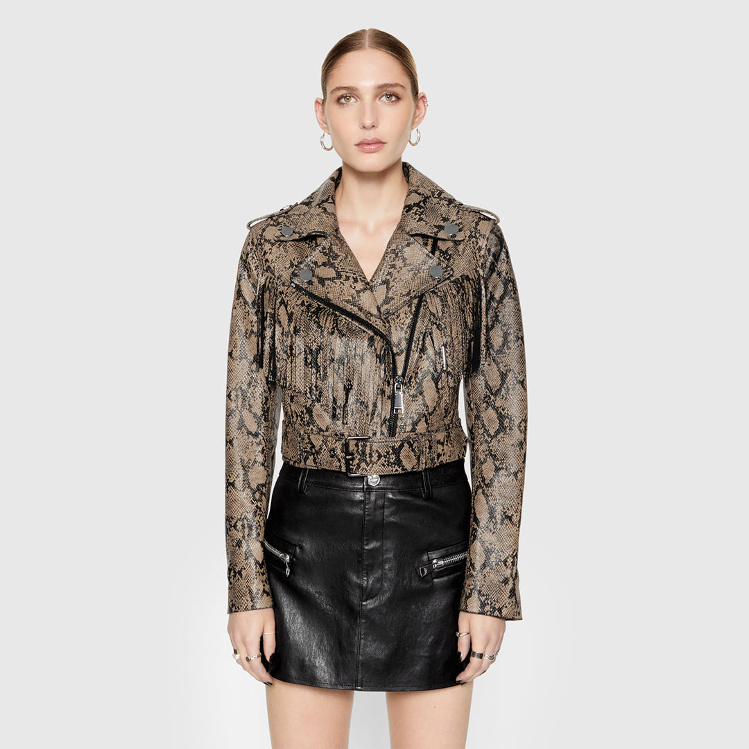 Janis Python Fringe Moto