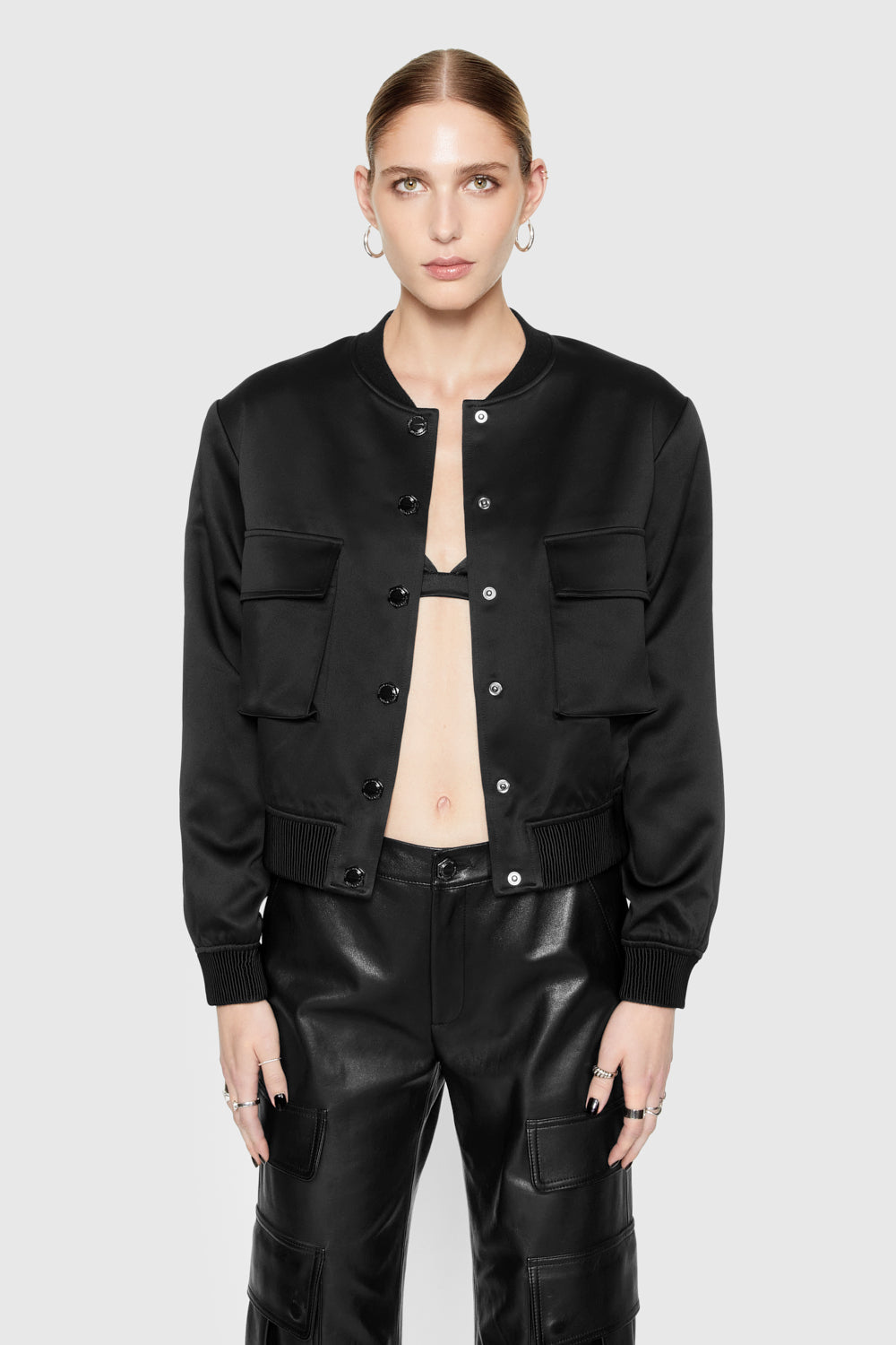 Lucy Satin Bomber