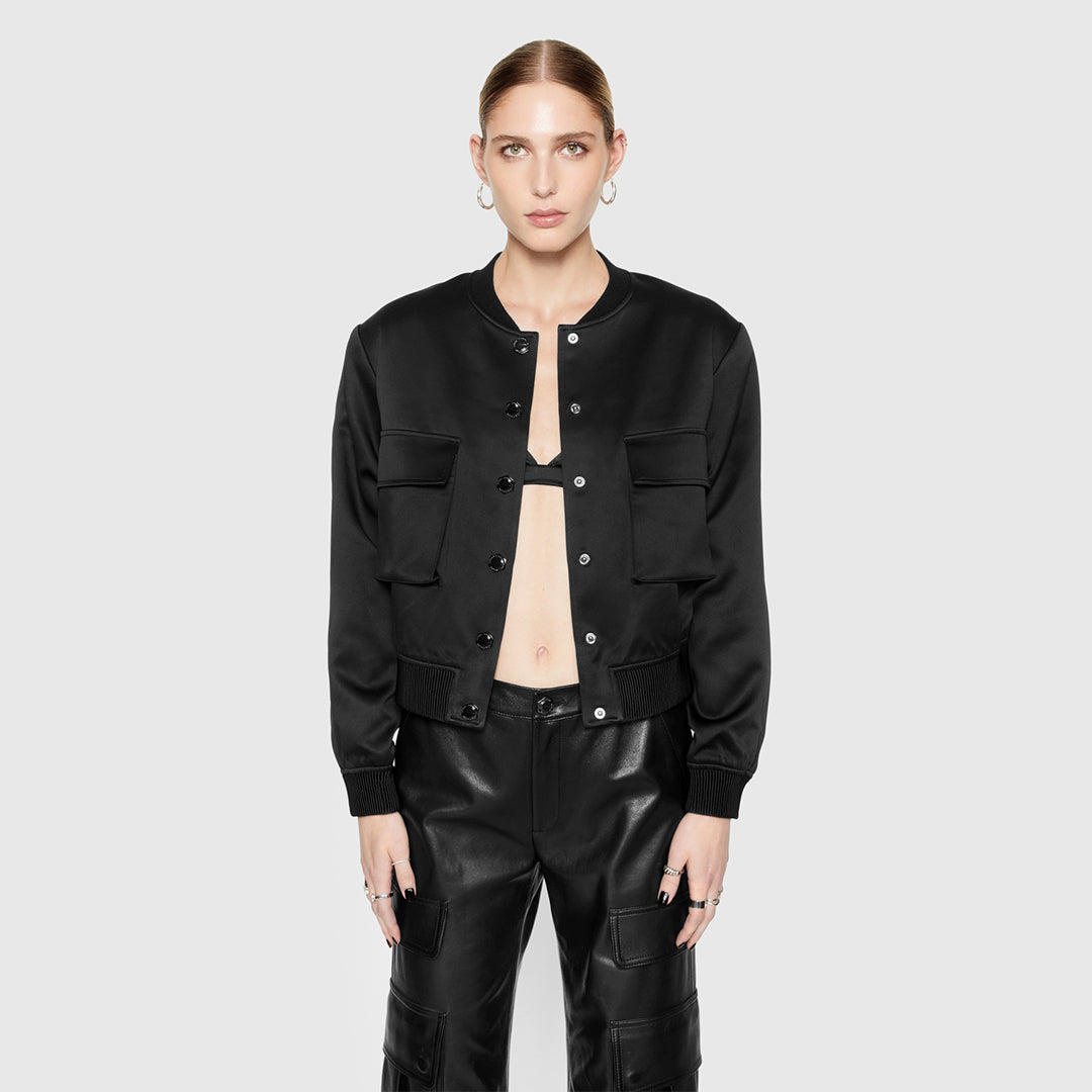 Lucy Satin Bomber