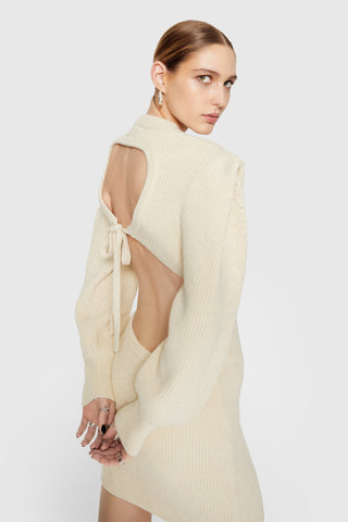 Daisy Cable Mini Sweater Dress