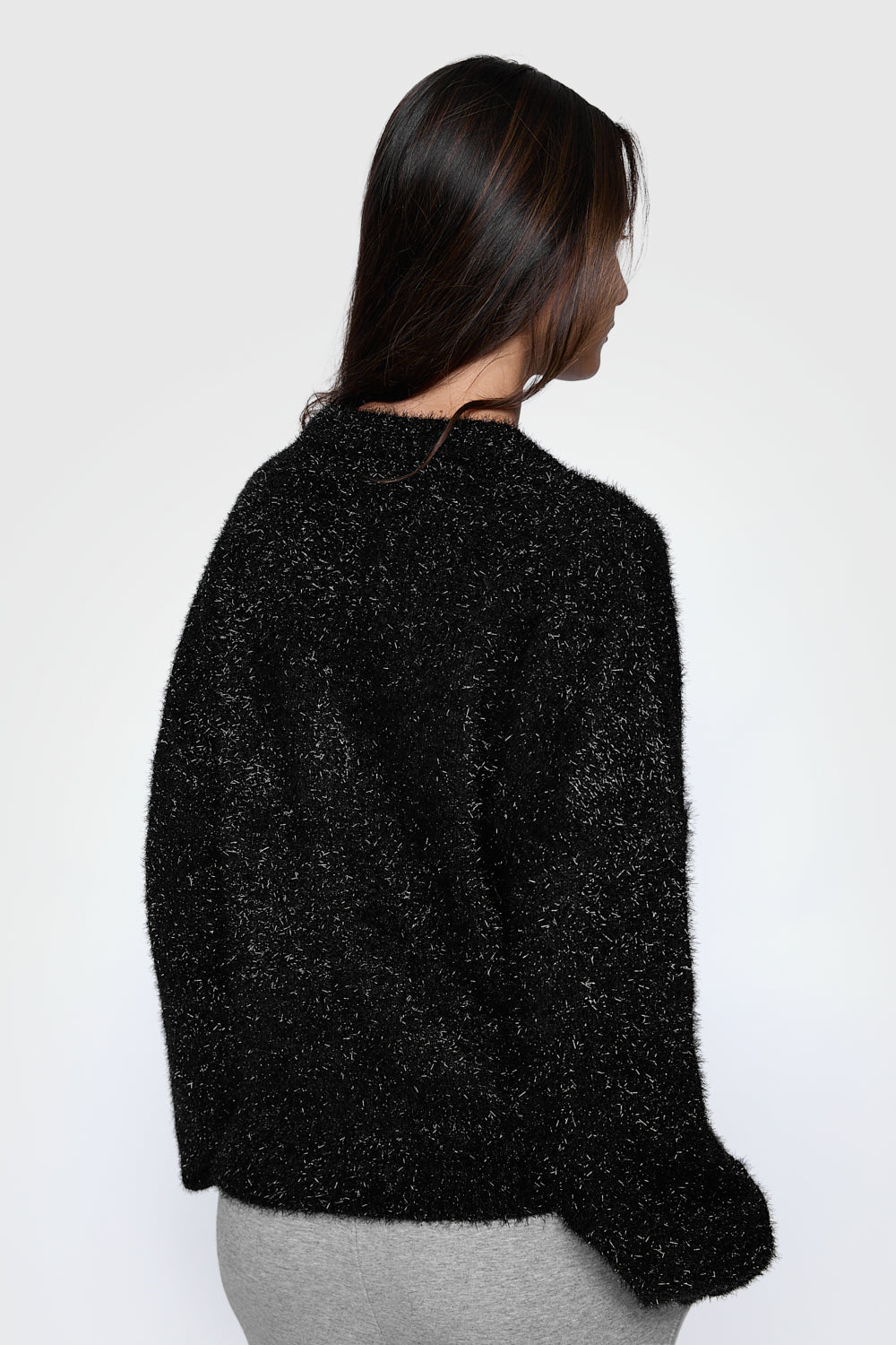 Henley Lurex Sweater – Rebecca Minkoff