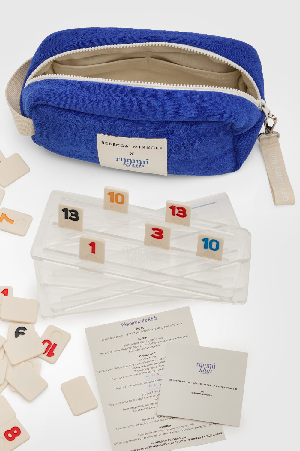 Rebecca Minkoff x RummiKlubLA Pool Klub Terry Game Set