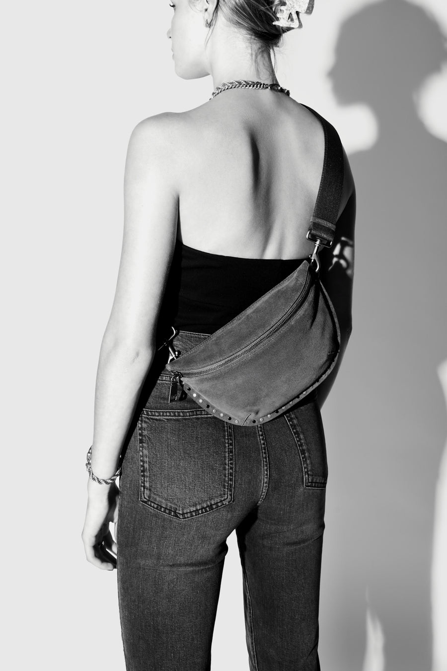 Darren Belt Bag With Celestial Studs