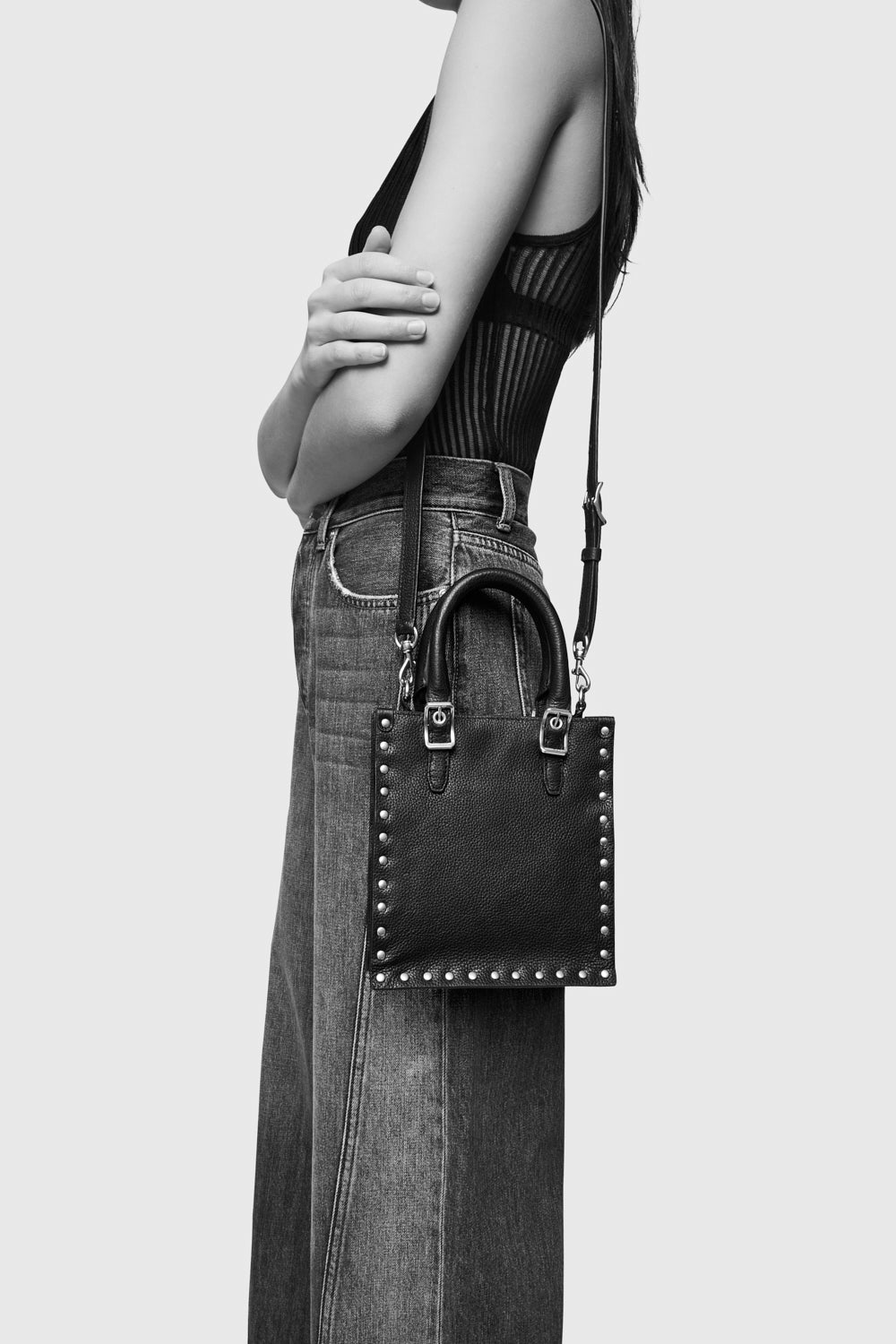 Rebecca Minkoff ミニショルダー/ハンドバッグ Rebecca Minkoff Mini G Leather Top Handle Bag | Saks Fifth Avenue