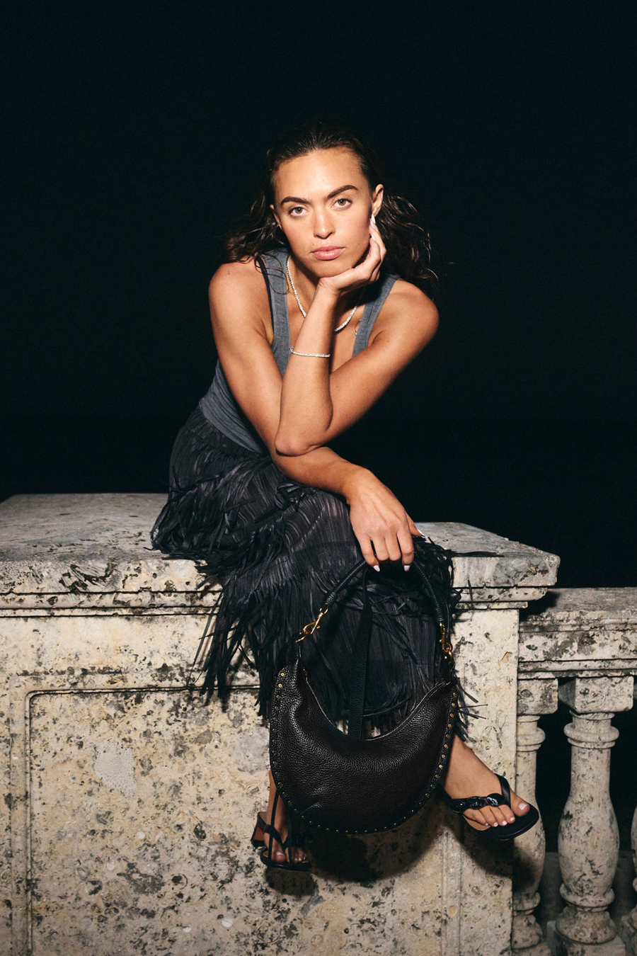 Darren Small Crescent Crossbody