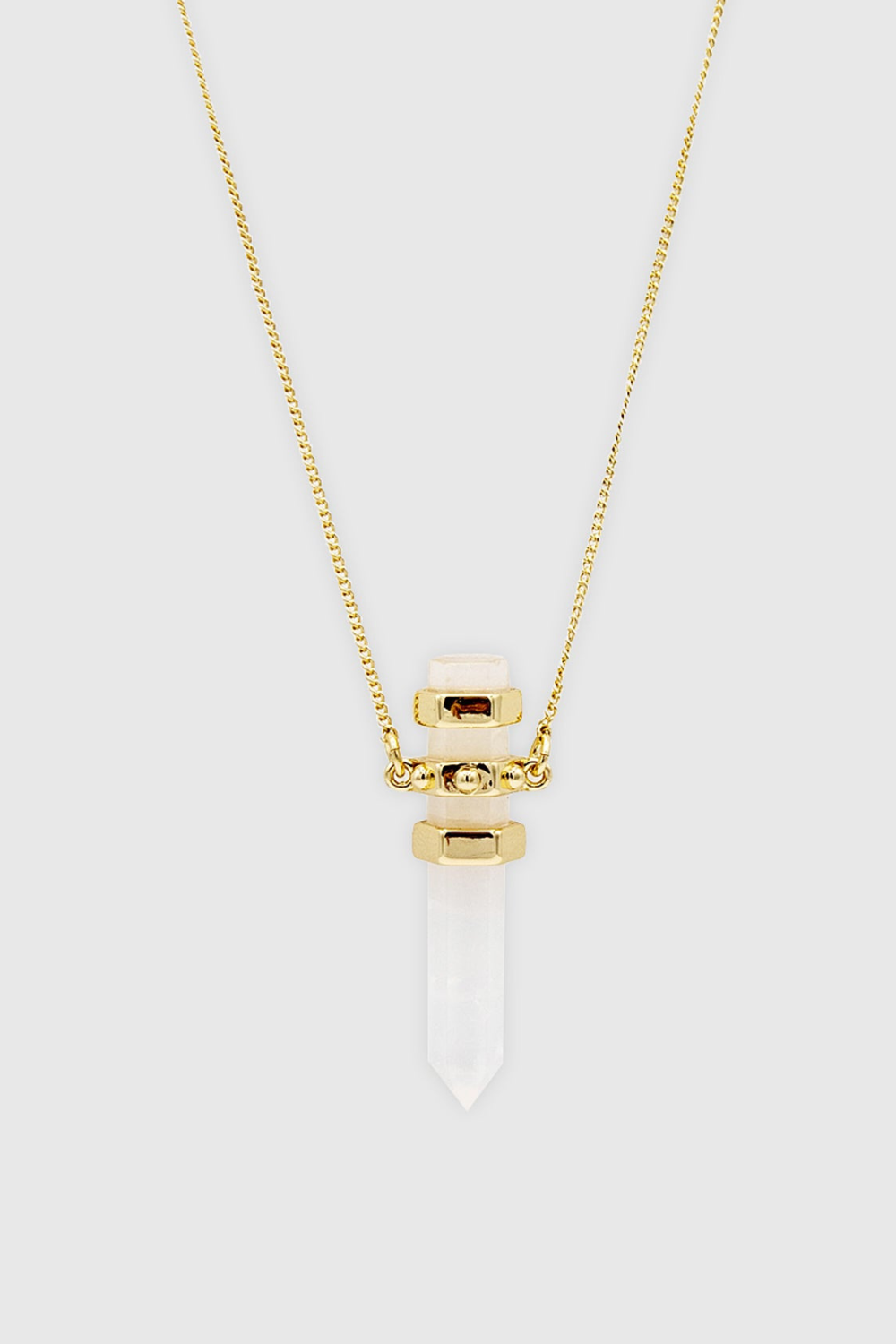 Quartz Pendant Necklace