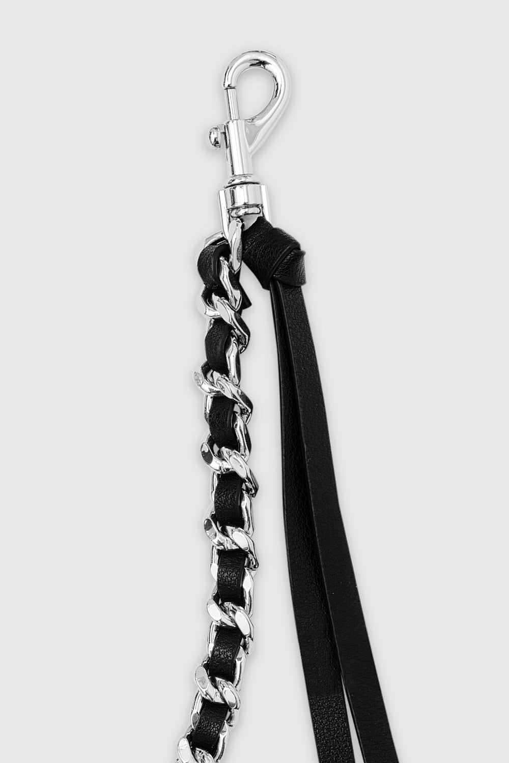Leather Whip Chain Leash