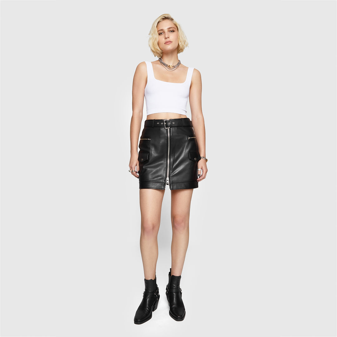 Jett Moto Skirt – Rebecca Minkoff
