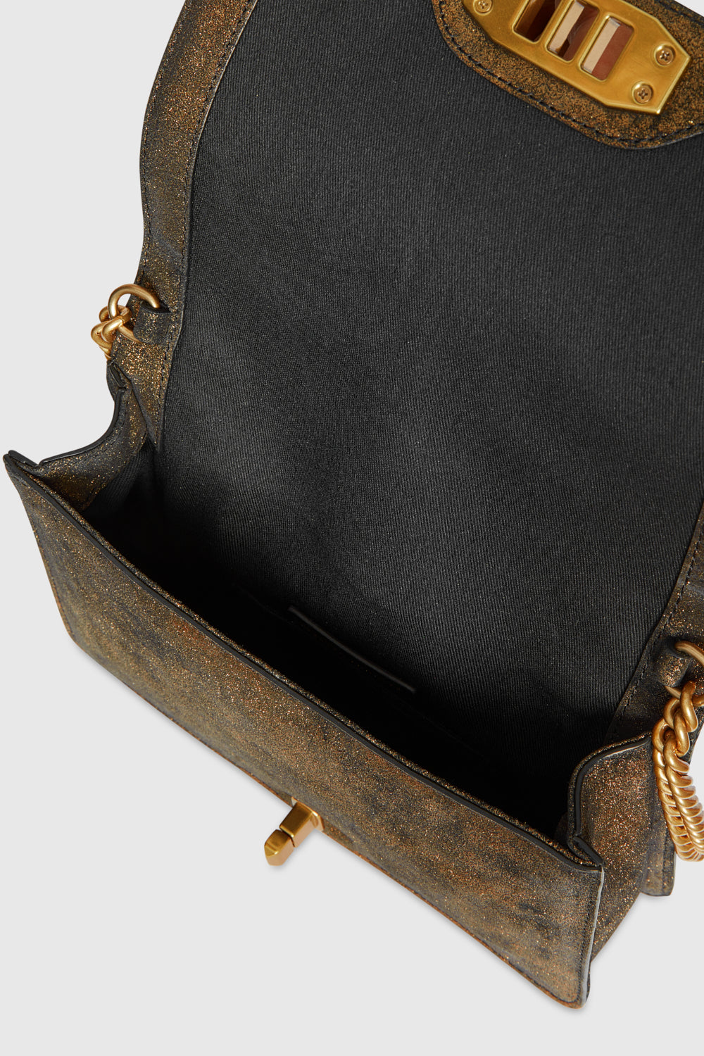 Chevron SM Crossbody Bag – Distressed Gold – Rebecca Minkoff