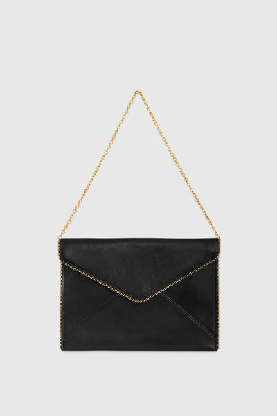 Rebecca minkoff leo saffiano leather clutch Clearance