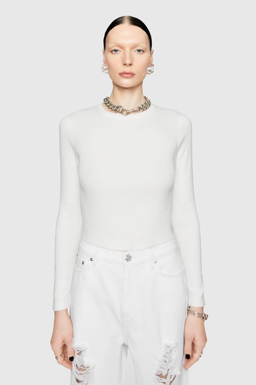 Leona Cropped L/S
