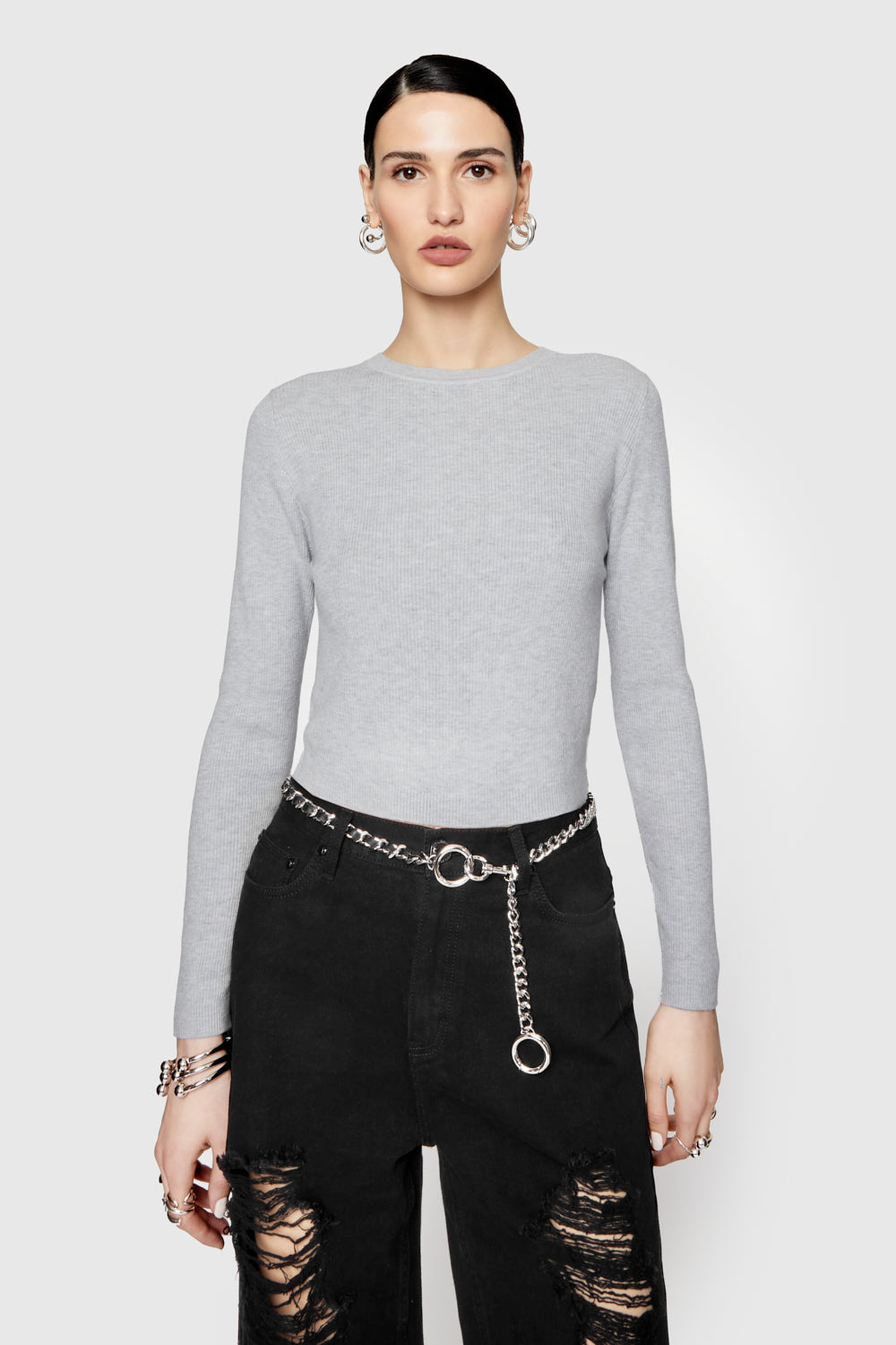 Leona Cropped L/S