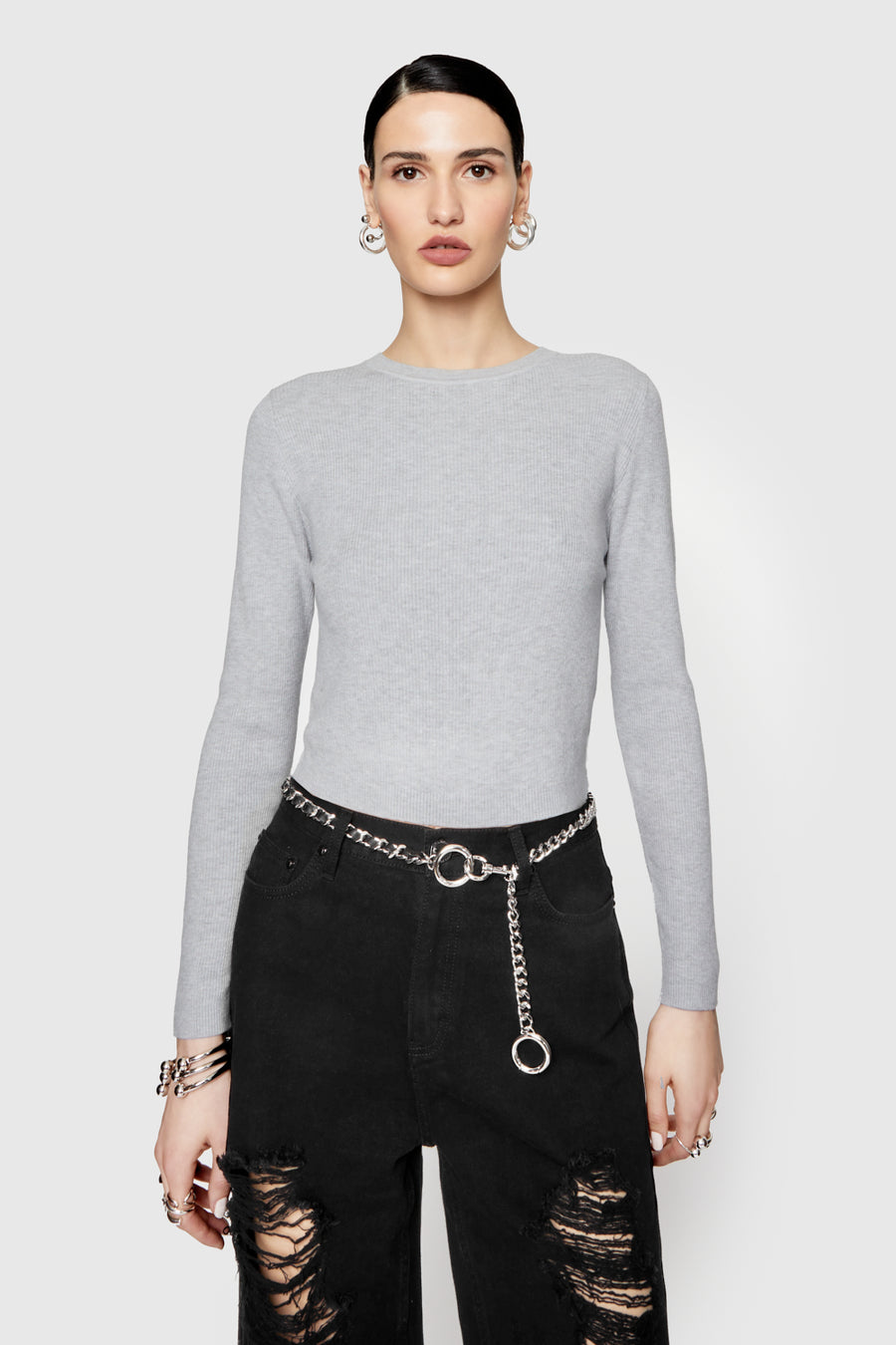 Leona Cropped L/S